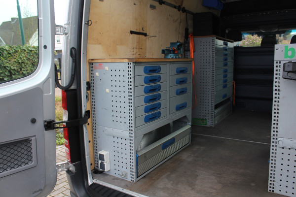 Mercedes-Benz Sprinter 319 3.0 CDI V6 Euro6 L2H2 7G-Tronic ✓ 1e eigenaar ✓ servicebus / werkplaats ✓ airco ✓ trekhaak