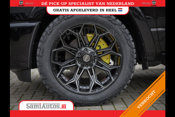 Dodge Ram PREMIUM NIGHT | MAY 2025 BOM VOL + HUD & 14.4 INCH SCHERM | LUCHTVERING | 420PK 636 Nm | PRIJS MET LPG EN COVER EN GARANTIE | DUBBELE CABINE | PICK UP | 5 PERSOONS | DC | GRIJSKENTEKEN | VOORRAAD NR 2232 - 3424