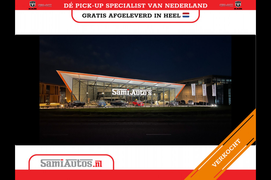 Dodge Ram PREMIUM NIGHT | MAY 2025 BOM VOL + HUD & 14.4 INCH SCHERM | LUCHTVERING | 420PK 636 Nm | PRIJS MET LPG EN COVER EN GARANTIE | DUBBELE CABINE | PICK UP | 5 PERSOONS | DC | GRIJSKENTEKEN | VOORRAAD NR 2232 - 3424