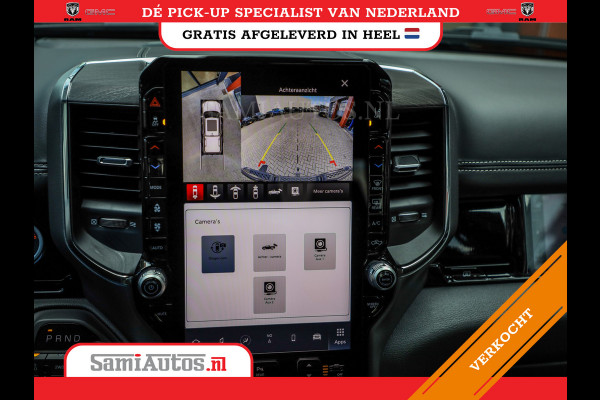 Dodge Ram PREMIUM NIGHT | MAY 2025 BOM VOL + HUD & 14.4 INCH SCHERM | LUCHTVERING | 420PK 636 Nm | PRIJS MET LPG EN COVER EN GARANTIE | DUBBELE CABINE | PICK UP | 5 PERSOONS | DC | GRIJSKENTEKEN | VOORRAAD NR 2232 - 3424