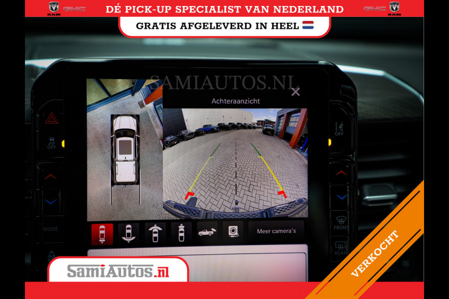 Dodge Ram PREMIUM NIGHT | MAY 2025 BOM VOL + HUD & 14.4 INCH SCHERM | LUCHTVERING | 420PK 636 Nm | PRIJS MET LPG EN COVER EN GARANTIE | DUBBELE CABINE | PICK UP | 5 PERSOONS | DC | GRIJSKENTEKEN | VOORRAAD NR 2232 - 3424