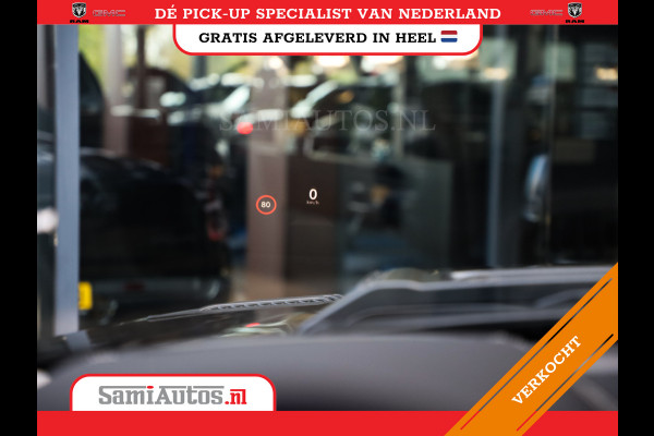 Dodge Ram PREMIUM NIGHT | MAY 2025 BOM VOL + HUD & 14.4 INCH SCHERM | LUCHTVERING | 420PK 636 Nm | PRIJS MET LPG EN COVER EN GARANTIE | DUBBELE CABINE | PICK UP | 5 PERSOONS | DC | GRIJSKENTEKEN | VOORRAAD NR 2232 - 3424