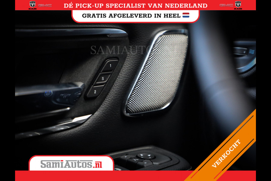 Dodge Ram PREMIUM NIGHT | MAY 2025 BOM VOL + HUD & 14.4 INCH SCHERM | LUCHTVERING | 420PK 636 Nm | PRIJS MET LPG EN COVER EN GARANTIE | DUBBELE CABINE | PICK UP | 5 PERSOONS | DC | GRIJSKENTEKEN | VOORRAAD NR 2232 - 3424