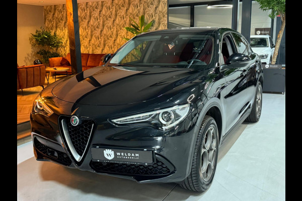 Alfa Romeo Stelvio 2.0 T AWD Super Q4 Garantie Camera PDC Leder Elek Achterklep DAB LED Cruise Clima Navi Rijklaar