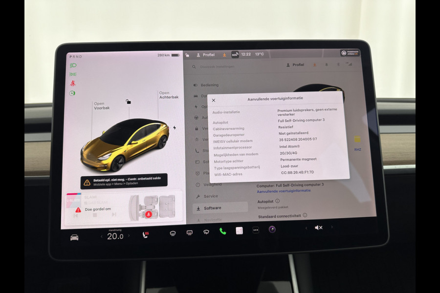 Tesla Model 3 Standard RWD Plus 60 kWh [ 3-Fase ] (INCL-BTW) Aut. *PANO | AUTO-PILOT | NAPPA-LEATHER | KEYLESS | FULL-LED | MEMORY-PACK | SURROUND-VIEW | DAB | CARPLAY | DIGI-COCKPIT | LANE-ASSIST | COMFORT-SEATS | 18"ALU*