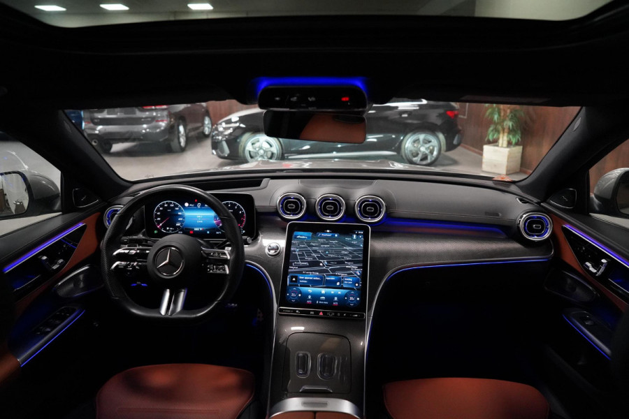 Mercedes-Benz C-Klasse 300 AMG Line NAP|1e Eig|Dealer Garantie|Pano|Memory|Head-up|360|Burmester