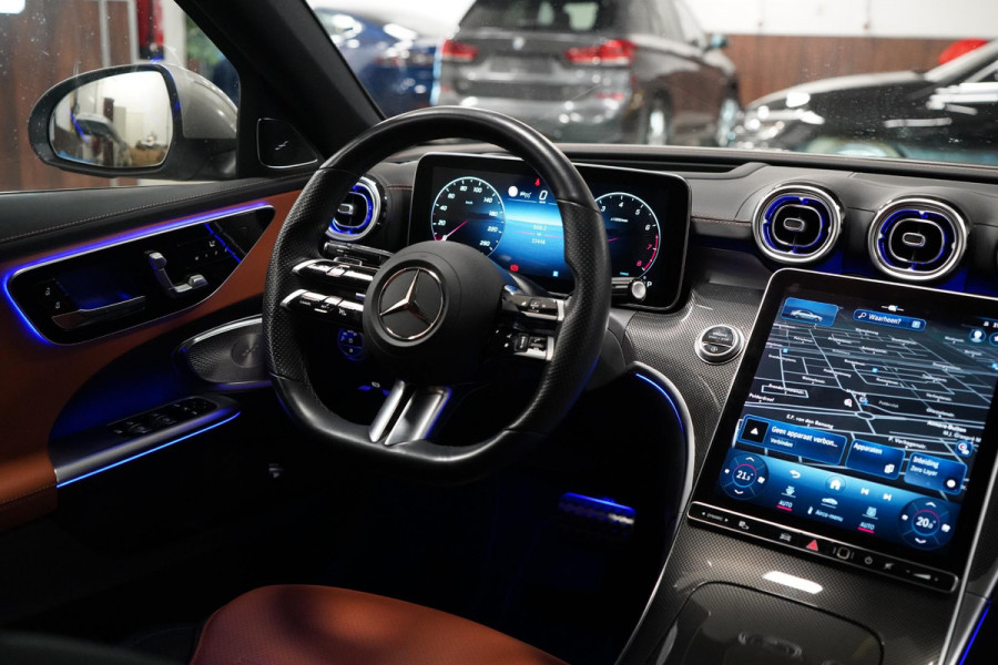 Mercedes-Benz C-Klasse 300 AMG Line NAP|1e Eig|Dealer Garantie|Pano|Memory|Head-up|360|Burmester