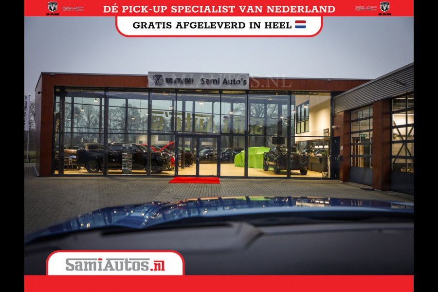 Dodge Ram 1500 LIMITED NIGHT 540PK 706 Nm 2025 | HIGH OUTPUT | XB9 | MASSAGE | BOM VOL | CREW CAB | DUBBELE CABINE | GRIJSKENTEKEN | DE MEEST LUXUEUZE en BEGEERDE Pick-up | VOORRAAD NR 2301 - 7424