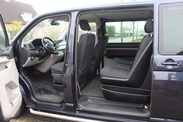 Volkswagen Transporter T6 2.0 TDI 150KW Euro6 DSG7-automaat L2 DC Highline ✓ 2x schuifdeur ✓ dubbele cabine