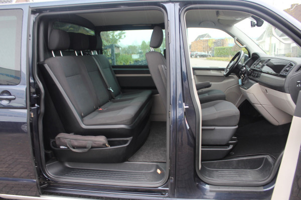 Volkswagen Transporter T6 2.0 TDI 150KW Euro6 DSG7-automaat L2 DC Highline ✓ 2x schuifdeur ✓ dubbele cabine