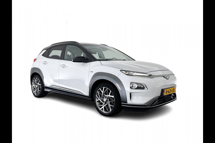 Hyundai Kona EV Premium 64 kWh [ 3-Fase ] (INCL-BTW) *HEAT-PUMP | FULL-LEATHER | HEAD-UP | FULL-LED | NAVI-FULLMAP | DAB | ADAPTIVE-CRUISE | KRELL-AUDIO | KEYLESS | CAMERA | BLIND-SPOT | LANE-ASSIST | DIGI-COCKPIT | COMFORT-SEATS | 1