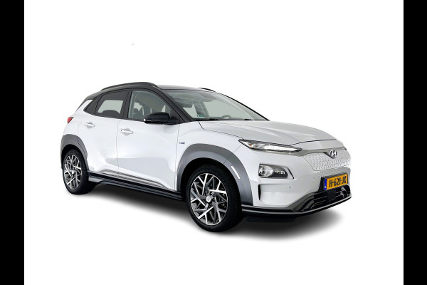 Hyundai Kona EV Premium 64 kWh [ 3-Fase ] (INCL-BTW) *HEAT-PUMP | FULL-LEATHER | HEAD-UP | FULL-LED | NAVI-FULLMAP | DAB | ADAPTIVE-CRUISE | KRELL-AUDIO | KEYLESS | CAMERA | BLIND-SPOT | LANE-ASSIST | DIGI-COCKPIT | COMFORT-SEATS | 1