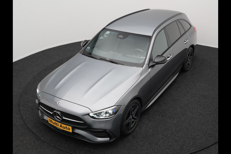 Mercedes-Benz C-Klasse Estate 180 AMG 9G-Tronic | Adaptive Cruise | Sport Leder Verwamd | Camera | Navi Full Map | Virtual | Apple Carplay |