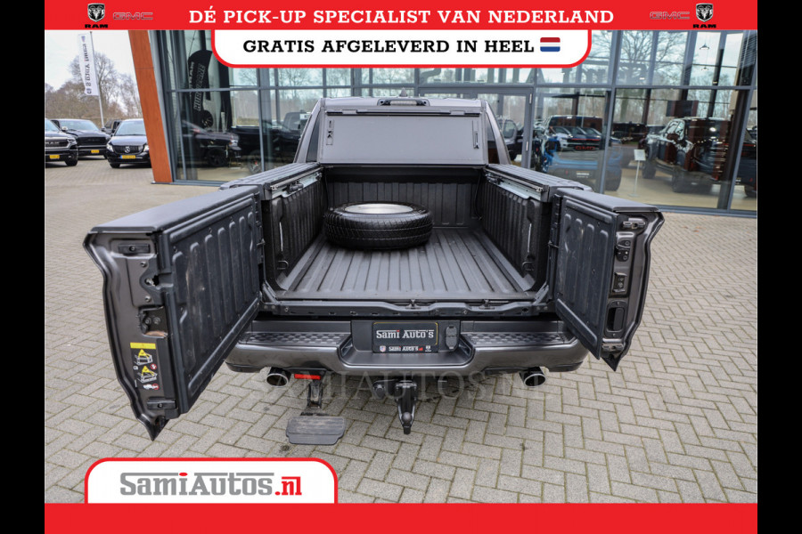 Dodge Ram 1500 LIMITED RAMBOX | LUCHTVERING | 5.7 V8 4X4 | MULTI TAILGATE | HUD | ADAPTIVE CRUISE | EERSTE EIGENAAR | LPG PRINS | 3500KG 360 CAMERA | LANE ASSIST | MEMORY SEATS | DUBBELE CABINE | CREWCAB