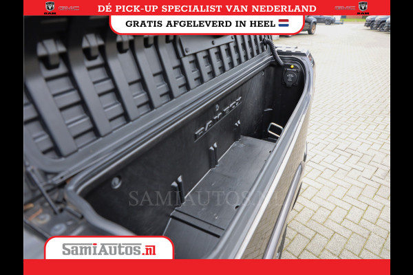 Dodge Ram 1500 LIMITED RAMBOX | LUCHTVERING | 5.7 V8 4X4 | MULTI TAILGATE | HUD | ADAPTIVE CRUISE | EERSTE EIGENAAR | LPG PRINS | 3500KG 360 CAMERA | LANE ASSIST | MEMORY SEATS | DUBBELE CABINE | CREWCAB