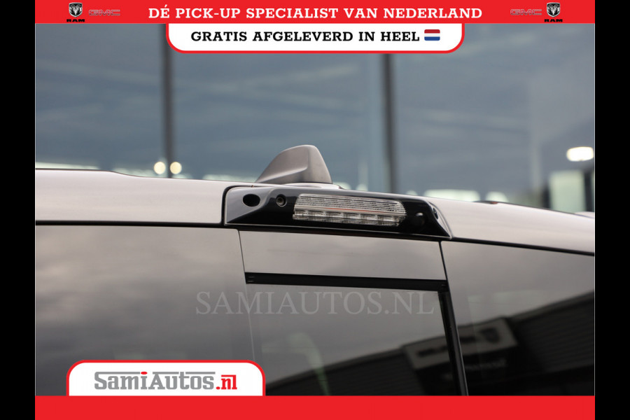Dodge Ram 1500 LIMITED RAMBOX | LUCHTVERING | 5.7 V8 4X4 | MULTI TAILGATE | HUD | ADAPTIVE CRUISE | EERSTE EIGENAAR | LPG PRINS | 3500KG 360 CAMERA | LANE ASSIST | MEMORY SEATS | DUBBELE CABINE | CREWCAB
