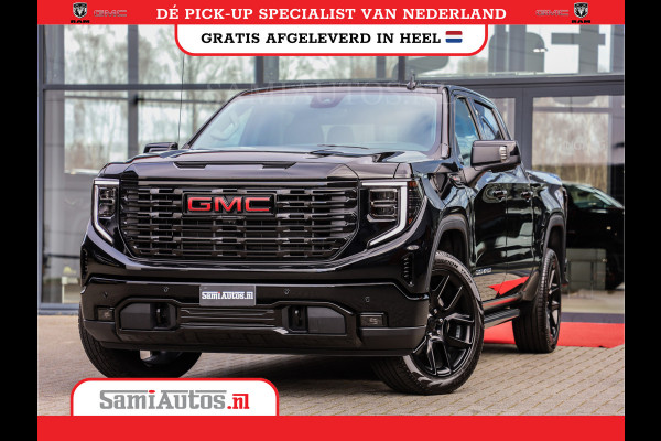 GMC Sierra Denali 6.2 V8 426PK | HUD | 360CAMERA | HEAD-UP | LANE ASSIST | VIRTUAL COCKPIT |  BLACK LEDER | DUBBELE CABINE | 5 PERSOONS | PICK UP | Voorraad Nr 433794