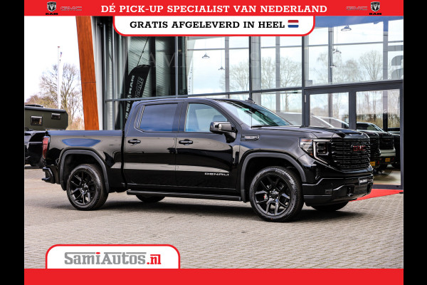 GMC Sierra Denali 6.2 V8 426PK | HUD | 360CAMERA | HEAD-UP | LANE ASSIST | VIRTUAL COCKPIT |  BLACK LEDER | DUBBELE CABINE | 5 PERSOONS | PICK UP | Voorraad Nr 433794