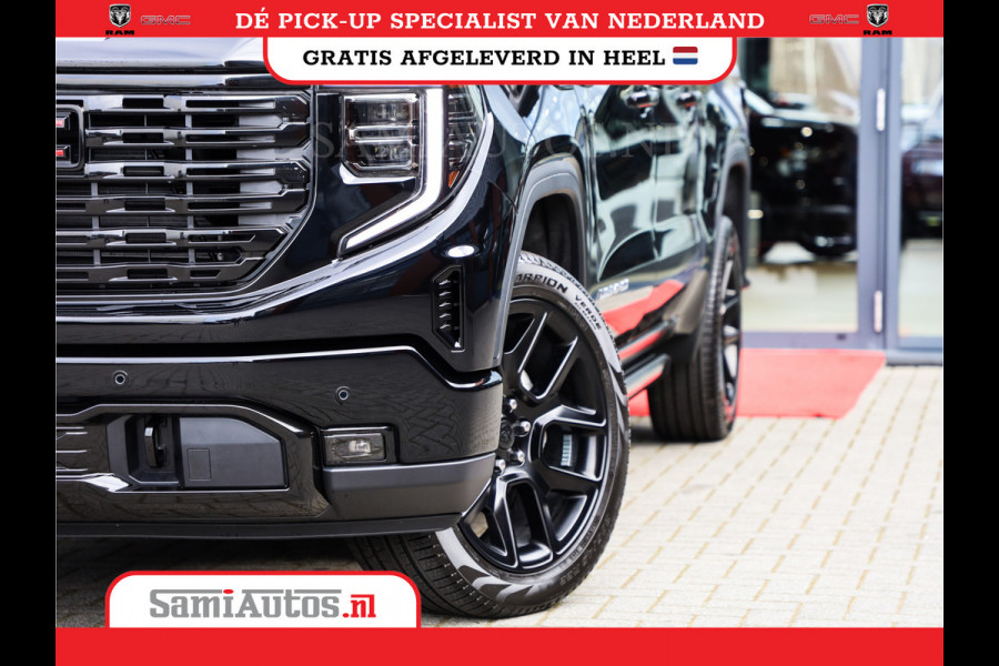 GMC Sierra Denali 6.2 V8 426PK | HUD | 360CAMERA | HEAD-UP | LANE ASSIST | VIRTUAL COCKPIT |  BLACK LEDER | DUBBELE CABINE | 5 PERSOONS | PICK UP | Voorraad Nr 433794