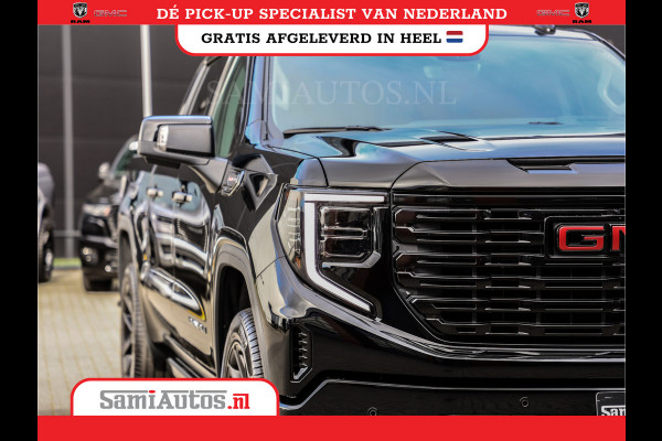 GMC Sierra Denali 6.2 V8 426PK | HUD | 360CAMERA | HEAD-UP | LANE ASSIST | VIRTUAL COCKPIT |  BLACK LEDER | DUBBELE CABINE | 5 PERSOONS | PICK UP | Voorraad Nr 433794