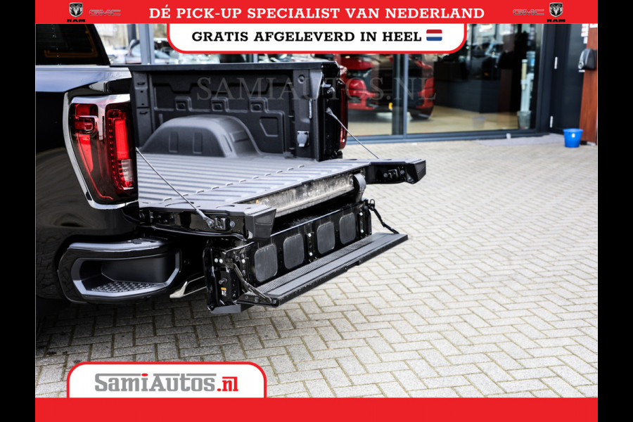 GMC Sierra Denali 6.2 V8 426PK | HUD | 360CAMERA | HEAD-UP | LANE ASSIST | VIRTUAL COCKPIT |  BLACK LEDER | DUBBELE CABINE | 5 PERSOONS | PICK UP | Voorraad Nr 433794