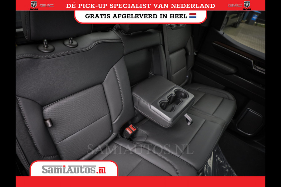 GMC Sierra Denali 6.2 V8 426PK | HUD | 360CAMERA | HEAD-UP | LANE ASSIST | VIRTUAL COCKPIT |  BLACK LEDER | DUBBELE CABINE | 5 PERSOONS | PICK UP | Voorraad Nr 433794