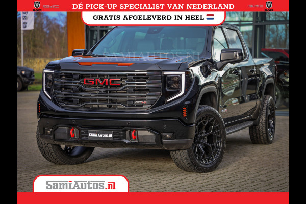 GMC Sierra AT4 | RED LINE | LPG | VIRTUAL + HUD | BOM VOL | 360 CAM |  DC | DODGE RAM EN GMC DEALER NEDERLAND | 6.2 V8 4X4 | GRIJSKENTEKEN | DUBBELE CABINE | PICK UP | VOORRAAD Nr 2240 -  8364 |
