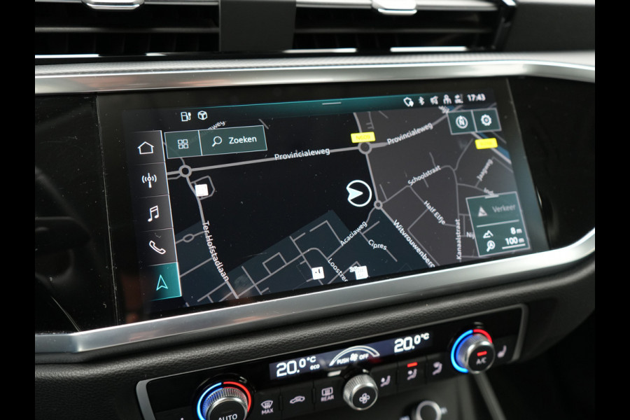 Audi Q3 Sportback 45 TFSI e Edition Plug in Hybrid Nano Grey Metallic 245pk PHEV | Navigatie | Adaptive Cruise | Trekhaak af Fabriek | Stoelverwarming | DAB | Climate Control | Virtual |