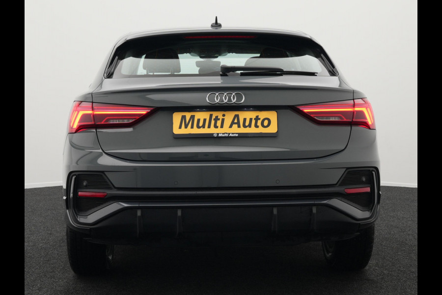 Audi Q3 Sportback 45 TFSI e Edition Plug in Hybrid Nano Grey Metallic 245pk PHEV | Navigatie | Adaptive Cruise | Trekhaak af Fabriek | Stoelverwarming | DAB | Climate Control | Virtual |