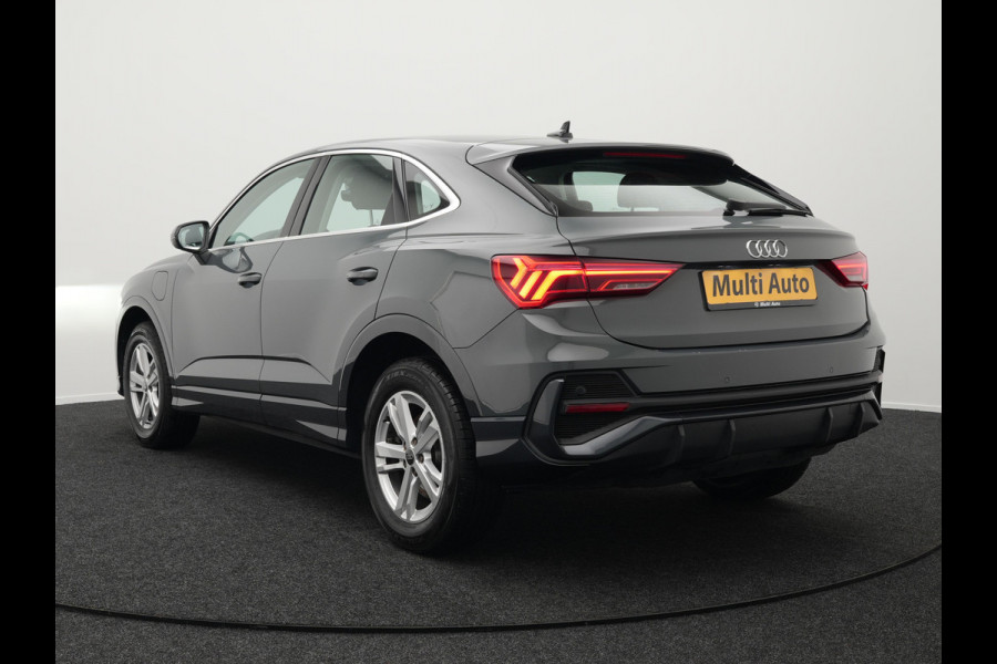 Audi Q3 Sportback 45 TFSI e Edition Plug in Hybrid Nano Grey Metallic 245pk PHEV | Navigatie | Adaptive Cruise | Trekhaak af Fabriek | Stoelverwarming | DAB | Climate Control | Virtual |