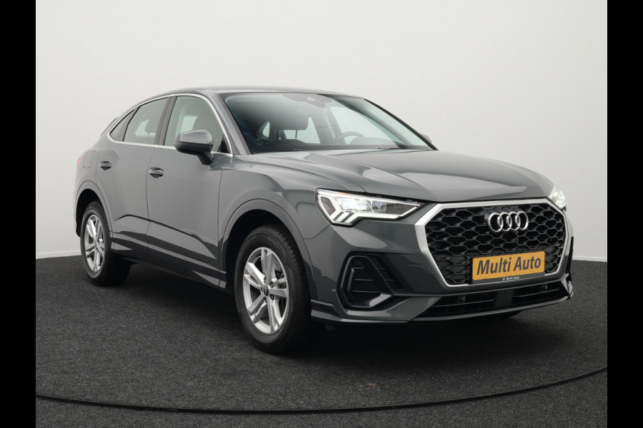Audi Q3 Sportback 45 TFSI e Edition Plug in Hybrid Nano Grey Metallic 245pk PHEV | Navigatie | Adaptive Cruise | Trekhaak af Fabriek | Stoelverwarming | DAB | Climate Control | Virtual |