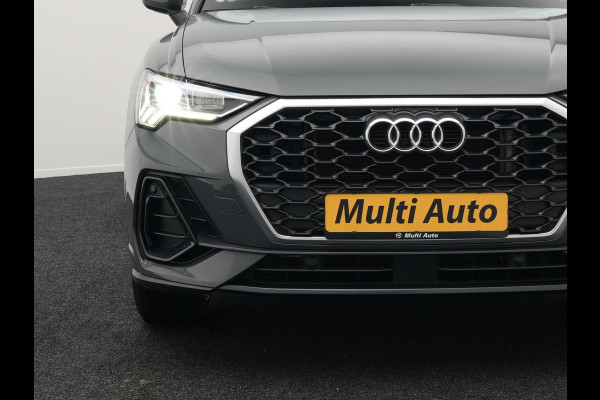 Audi Q3 Sportback 45 TFSI e Edition Plug in Hybrid Nano Grey Metallic 245pk PHEV | Navigatie | Adaptive Cruise | Trekhaak af Fabriek | Stoelverwarming | DAB | Climate Control | Virtual |