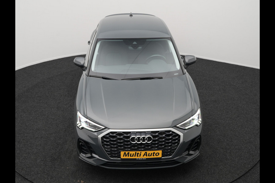 Audi Q3 Sportback 45 TFSI e Edition Plug in Hybrid Nano Grey Metallic 245pk PHEV | Navigatie | Adaptive Cruise | Trekhaak af Fabriek | Stoelverwarming | DAB | Climate Control | Virtual |