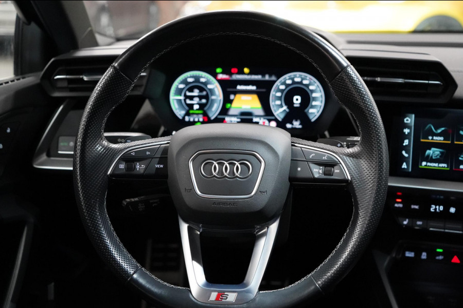 Audi A3 Sportback 40 TFSI e 3x S-line Elektr. S-stoelen|Dodehoek|Leder|AllSeasonNieuw|B&O