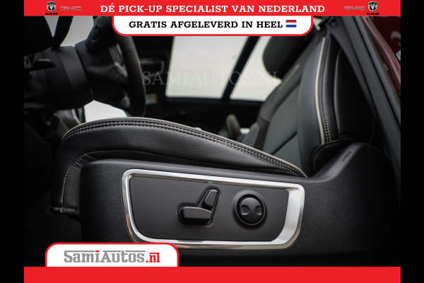 Dodge Ram 2025 LARAMIE SPORT HURRICANE 420PK 636 Nm | PRIJS MET LPG EN COVER EN GARANTIE | DUBBELE CABINE | PICK UP | 5 PERSOONS | DC | GRIJSKENTEKEN | Velvet Red Pearl VOORAAD 2218 - 3854