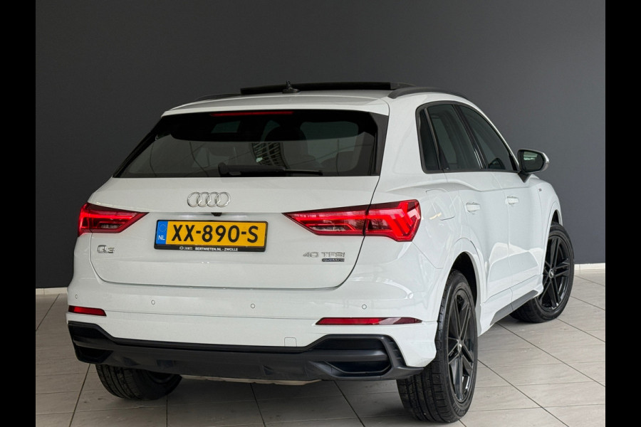 Audi Q3 40 TFSI 190pk QUATTRO S-Line Panodak|Dodehoek|Matrix