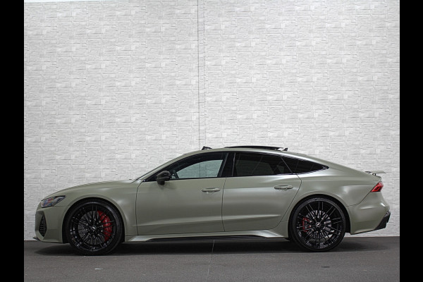 Audi RS7 Sportback A7 V8 Dynamic+ | Keramisch | 22" ABT | 4-Wielbesturing | Stoelvent. | Carbon Pack | Nachtzicht | Alcantara Hemel | B&O 3D High End | 360 Camera | Laser-LED | ACC | Valcona | Klasse-5 | Head-up | Soft-Close | Isolatieglas | Dealer OH | BTW Auto | €100.706,= ex.