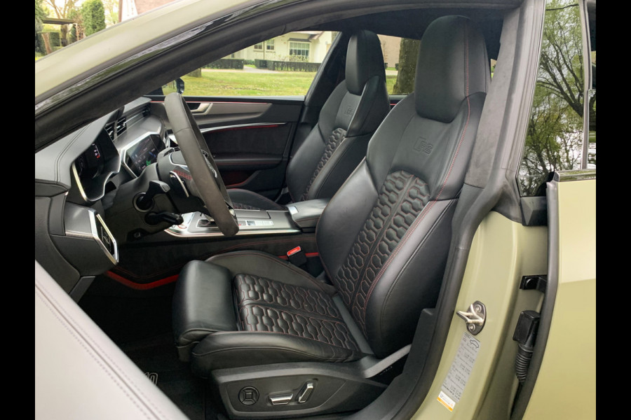 Audi RS7 Sportback A7 V8 Dynamic+ | Keramisch | 22" ABT | 4-Wielbesturing | Stoelvent. | Carbon Pack | Nachtzicht | Alcantara Hemel | B&O 3D High End | 360 Camera | Laser-LED | ACC | Valcona | Klasse-5 | Head-up | Soft-Close | Isolatieglas | Dealer OH | BTW Auto | €100.706,= ex.