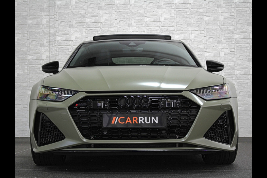 Audi RS7 Sportback A7 V8 Dynamic+ | Keramisch | 22" ABT | 4-Wielbesturing | Stoelvent. | Carbon Pack | Nachtzicht | Alcantara Hemel | B&O 3D High End | 360 Camera | Laser-LED | ACC | Valcona | Klasse-5 | Head-up | Soft-Close | Isolatieglas | Dealer OH | BTW Auto | €100.706,= ex.