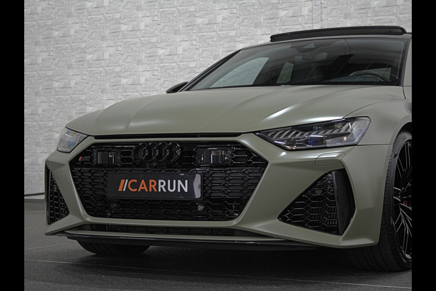 Audi RS7 Sportback A7 V8 Dynamic+ | Keramisch | 22" ABT | 4-Wielbesturing | Stoelvent. | Carbon Pack | Nachtzicht | Alcantara Hemel | B&O 3D High End | 360 Camera | Laser-LED | ACC | Valcona | Klasse-5 | Head-up | Soft-Close | Isolatieglas | Dealer OH | BTW Auto | €100.706,= ex.