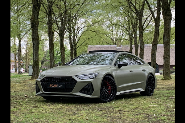 Audi RS7 Sportback A7 V8 Dynamic+ | Keramisch | 22" ABT | 4-Wielbesturing | Stoelvent. | Carbon Pack | Nachtzicht | Alcantara Hemel | B&O 3D High End | 360 Camera | Laser-LED | ACC | Valcona | Klasse-5 | Head-up | Soft-Close | Isolatieglas | Dealer OH | BTW Auto | €100.706,= ex.