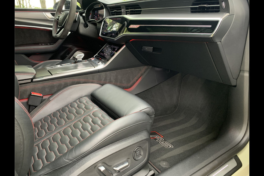 Audi RS7 Sportback A7 V8 Dynamic+ | Keramisch | 22" ABT | 4-Wielbesturing | Stoelvent. | Carbon Pack | Nachtzicht | Alcantara Hemel | B&O 3D High End | 360 Camera | Laser-LED | ACC | Valcona | Klasse-5 | Head-up | Soft-Close | Isolatieglas | Dealer OH | BTW Auto | €100.706,= ex.