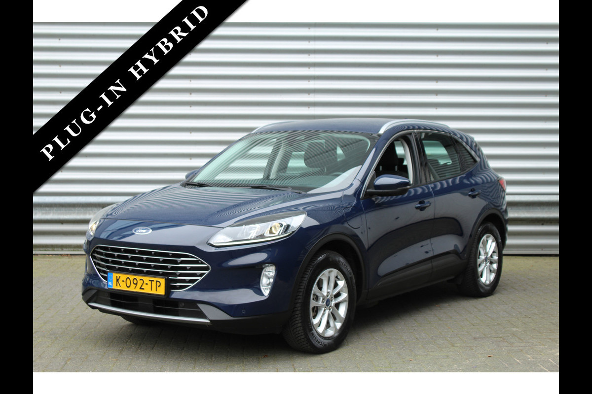 Ford Kuga 2.5 PHEV 225pk Titanium Automaat NL-Auto NAP Clima Cruise Navi Carplay Camera 17"LMV Keyless