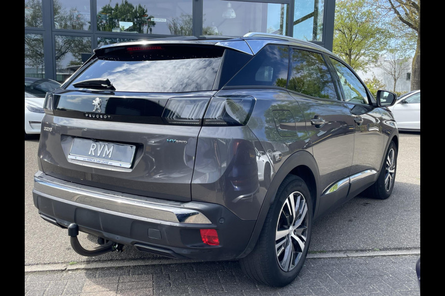 Peugeot 3008 1.6 HYbrid 225 Allure TREKHAAK AFNEEMBAAR | LEDER | RIJKLAAR INCL. 12 MND. BOVAGGARANTIE