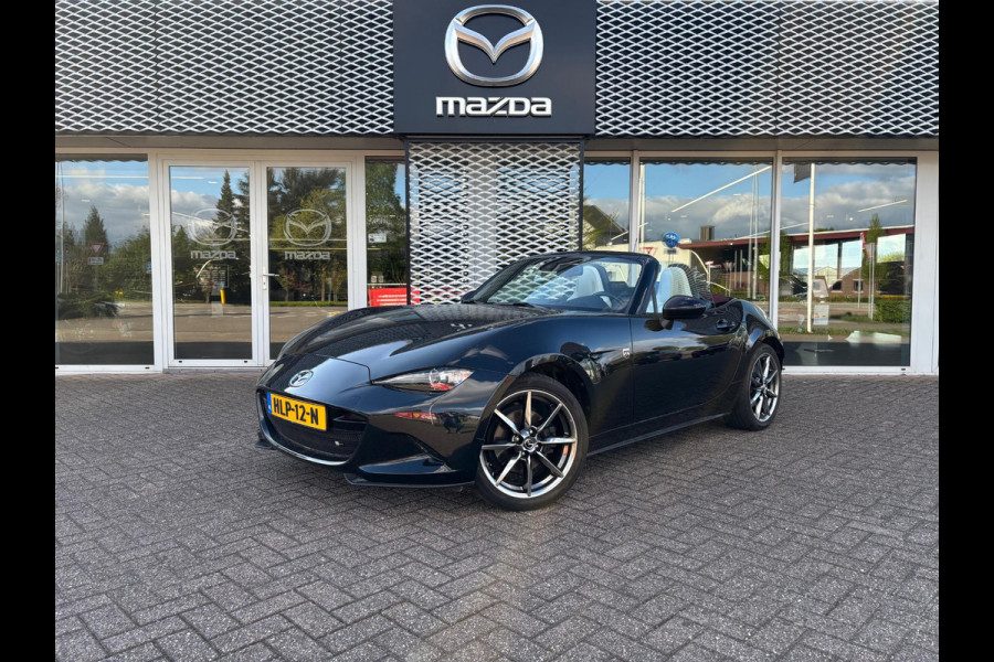 Mazda MX-5 2.0 SkyActiv-G 184 Sakura | WIT LEDER | RODE SOFTTOP | DEALERONDERHOUDEN |