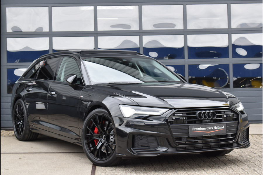 Audi A6 Avant 55 TFSI e Quattro S-Line 367 Pk Competition Pano Soft-Close HUD Leder Massage Full Led Matrix