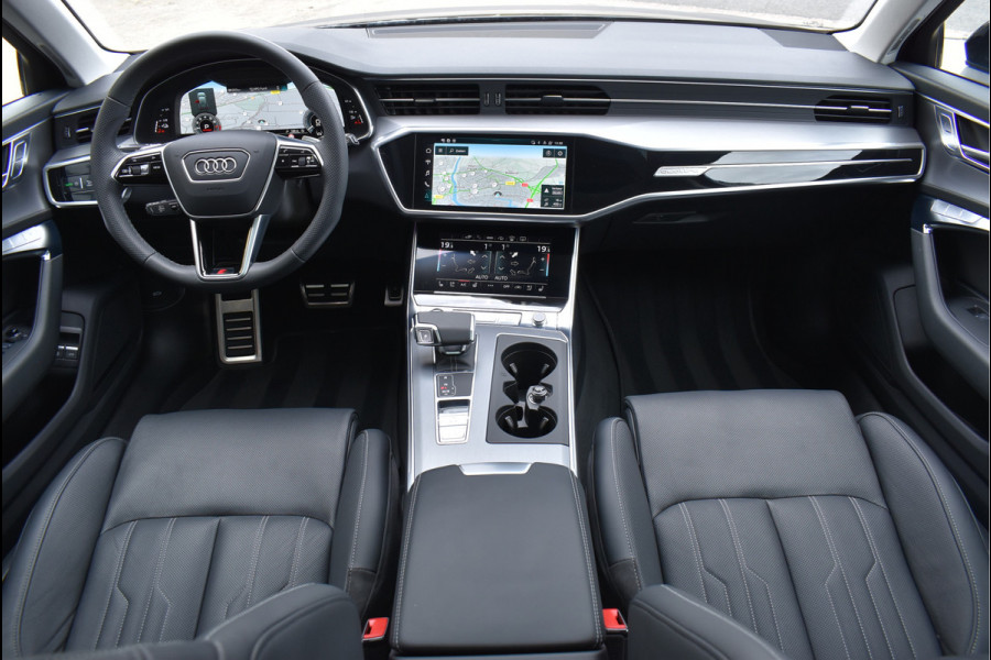 Audi A6 Avant 55 TFSI e Quattro S-Line 367 Pk Competition Pano Soft-Close HUD Leder Massage Full Led Matrix