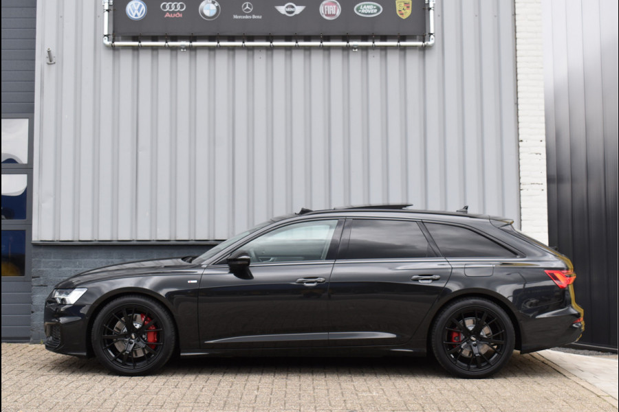 Audi A6 Avant 55 TFSI e Quattro S-Line 367 Pk Competition Pano Soft-Close HUD Leder Massage Full Led Matrix