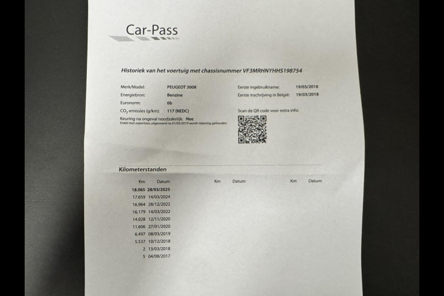 Peugeot 3008 1.2 PureTech GT Line Cruise control Climate control Apple / Android Achteruitrijcamera Dodehoekdetectie