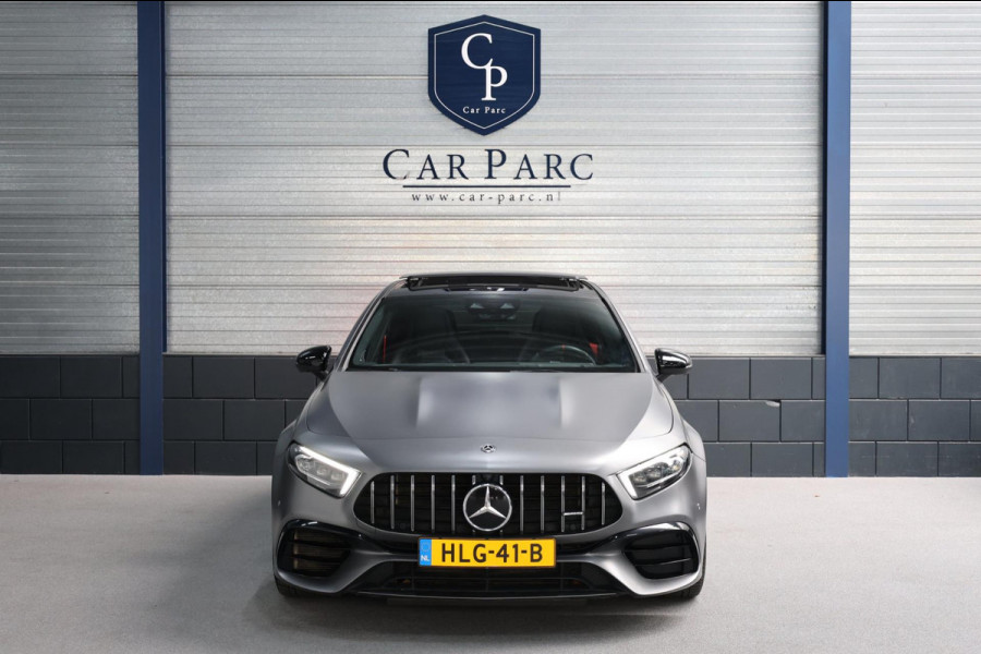Mercedes-Benz A-Klasse AMG 45 S 4MATIC+ BTW/MATT/MULTIBEAM/VIRTUAL/SFEER/KUIP+LEER+S.VERWARMING+MEMORY/19"/ACC/ECC/12 MND GARANTIE